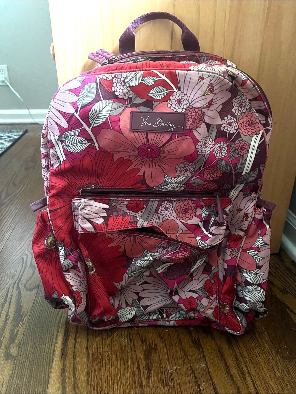 Vera Bradley Bohemian Blooms Lighten Up Grande Backpack
